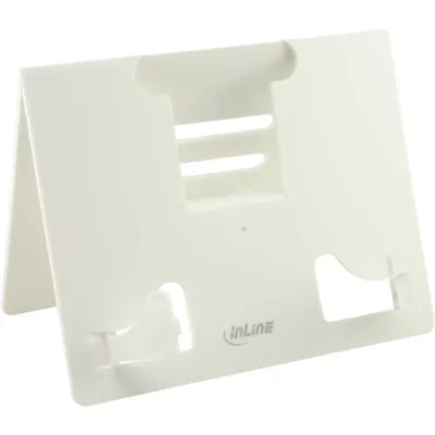 Image de InLine® 55461W Support pour livres électroniques pour bureau, blanc