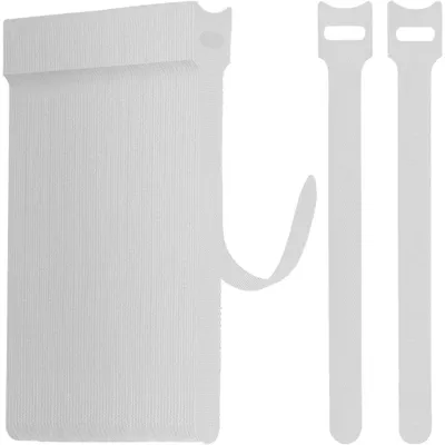Zdjęcie produktu dla Klettbandy wielokrotnego użytku, 70 sztuk, białe, 15 cm