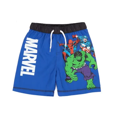 Produktbild von Marvel - Badeshorts für Jungen NS6859 (116) (Blau/Weiß)