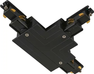 Productafbeelding van SLV 1006533 T-stuk, voor S-TRACK inbouwrail, aarding aan de rechterkant, zwart, DALI
