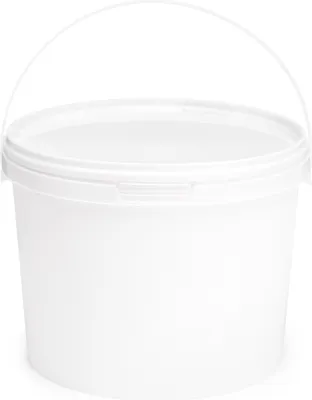 Produktbild von Garronda Eimer mit Deckel, 3 Liter, 100 Stück, für die Lagerung von Lebensmittel- und Chemischen Produkten Weiß GD-0071