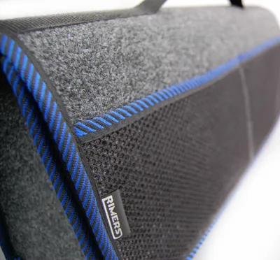Produktbild von Kofferraum Klett-Tasche Organizer Autotasche Werkzeugtasche Kofferraumtasche Schwarz Blau 50 cm x 16 cm x 21 cm