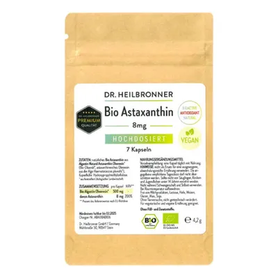 Produktbild von Astaxanthin Hochdosiert 8mg - 7 Kapseln
