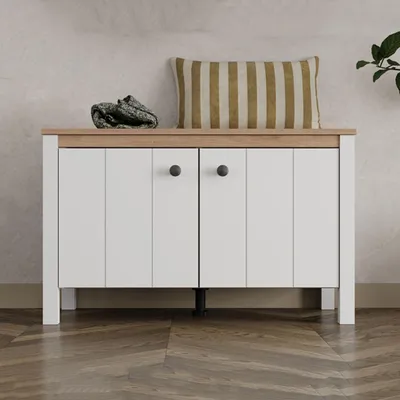 Immagine prodotto di Tekapo - Mobile da Ingresso, 86x40x54h cm Bianco Opaco, un Ripiano