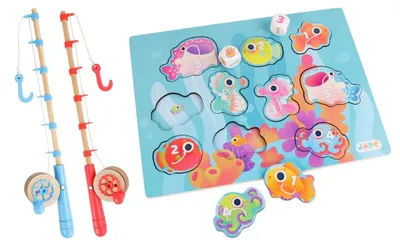 Image de J.A.D.E - Pêche - Jeu de dextérité - 040482A - Bois - Enfant - Cadeau - M