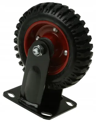 Produktbild von TomiMET Transportrad 160mm Vollgummi Schwerlast mit Platte