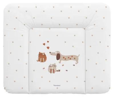 Produktbild von Träumeland Wickelauflage cats&dogs 75 x 85 cm
