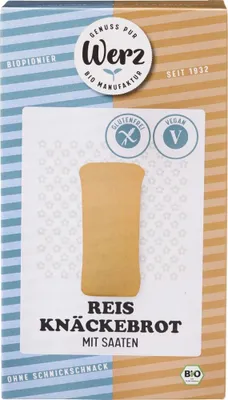 Obrázok produktu pre Werz ryžové chrumky so semienkami150g