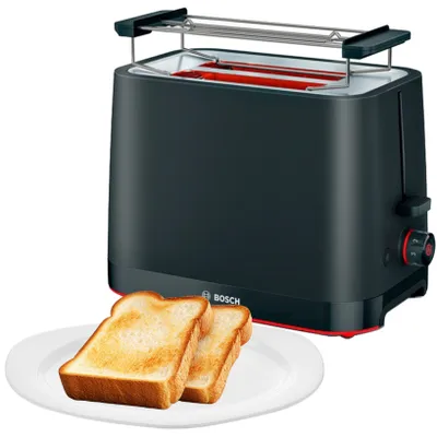 Obrázok produktu pre Bosch TAT3M123, 2 krajcov, Čierna, Plast, Otočné, 950 W, 220 - 240 V