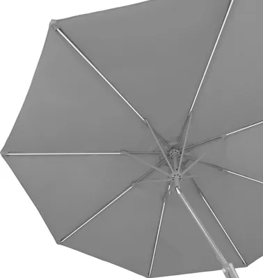 Obrázek produktu pro blumfeldt slunečník s UV ochranou, LED osvětlením, se solárním systémem, kulatý