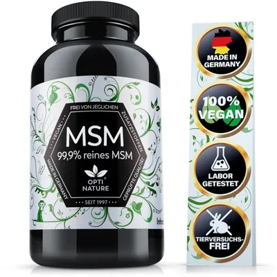 Produktbild von Opti Nature MSM 99,9% reines MSM