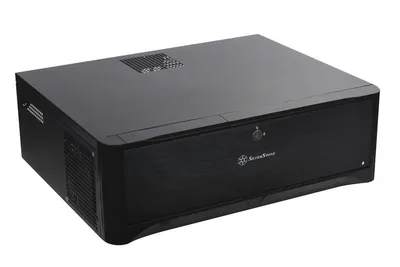 Produktbild von Silverstone GD06B, Desktop, PC, Schwarz, micro ATX, Mini-DTX, Mini-ITX, Aluminium, Kunststoff, SECC, 440 mm