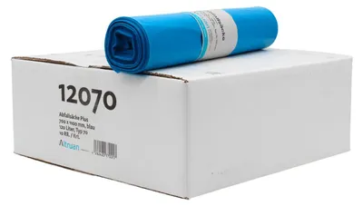 Immagine prodotto di Sacco per rifiuti Altruan 120 litri tipo 70, 12070 Premium, 250 sacchetti per rifiuti, 10 rotoli, blu