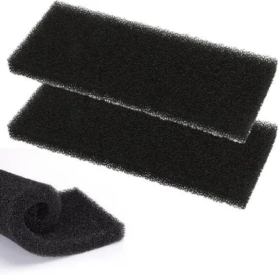 Immagine prodotto di Filtri per acquari, confezione da 2 pezzi, ideali per acquari e stagni: spugne filtranti e materiali filtranti
