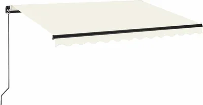 Produktbild von vidaXL Markise Manuell Einziehbar 350x250 cm Creme