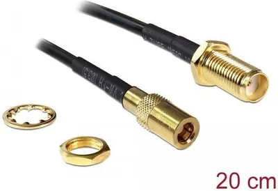 Obrázok produktu pre DeLOCK 88584, 0,2 m, Čierna
