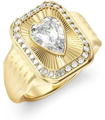 Produktbild von Fingerringen Siegelring Guess Gold 16 Kollektion Crystals Of Love - frau