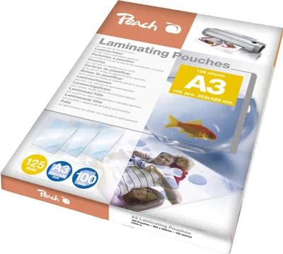 Zdjęcie produktu dla Peach PP525-01, Połysk, A3, 100 szt.