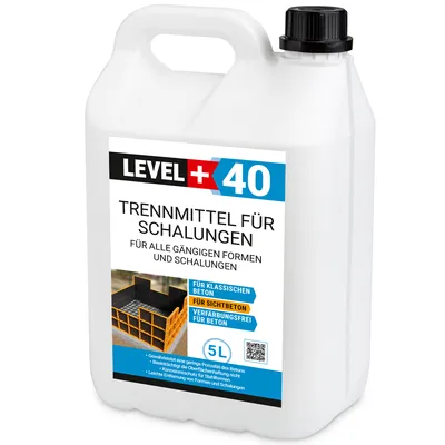Obrázok produktu pre Uvoľňovací prostriedok pre formy a debnenie 5L Level+40
