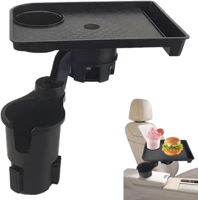 Productafbeelding van Autovoedseltafelblad met bekerhouderexpander en adapter