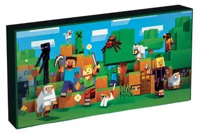 Produktbild von Beleuchtete Minecraft-Leinwand