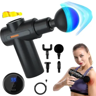 Produktbild von Massagegerät, 8 austauschbare Köpfe, USB wiederaufladbar, M