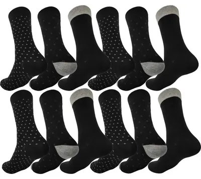 Produktbild von 12 Paar Herren Socken Muster klassischer Form Freizeit Sport Mix3/39-42