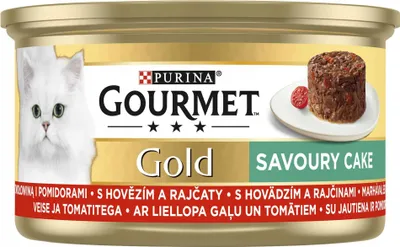 Zdjęcie produktu dla GOURMET GOLD Savoury Cake z wołowiną i pomidorami 85g, 17418