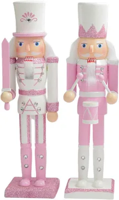 Produktbild von Famanu Holzfiguren Nussknacker Rosa - 30 cm