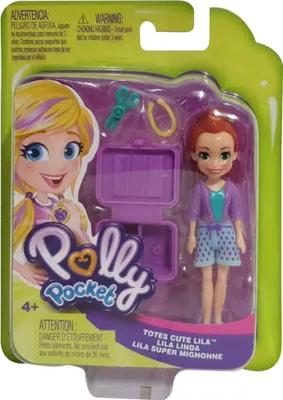 Obrázok produktu pre Mattel Polly Pocket bábika na hranie s príslušenstvom FTP71 Totes Cute Purple