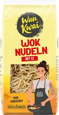 Immagine prodotto di Tagliatelle asiatiche Wan Kwai Wok con uovo, pronte senza precottura 250g
