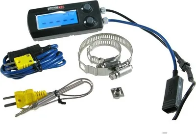 Produktbild von Stage6 Abgastemperaturmesser EGT, universal, 0-1200°C (Exhaust Gas Temperature) - mit Warnfunktion