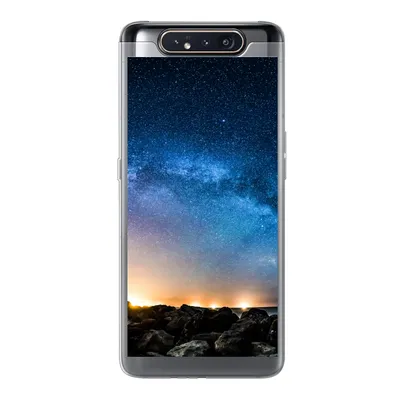 Produktbild von MuchoWow® Handyhülle Schutzhülle Hülle für Samsung Galaxy A80 Galaxie - Universum - Sonne - Jungen - Mädchen - Kinder Silikon Softcase Handy Hülle - Schutzdeckel