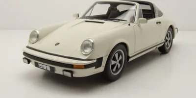 Produktbild von Schuco 1:18 Porsche 911 Targa weiß 450025700