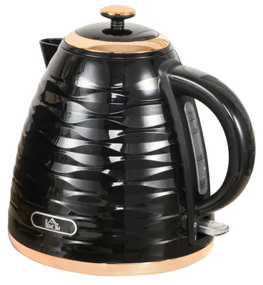 Produktbild von HOMCOM Wasserkocher 1,7 L, 2200W, Kabellos, BPA-Frei mit Kalkfilter