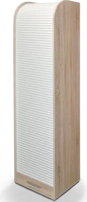 Produktbild von Rolloschrank 759 eiche sägerau weiss B H T 45 x 164 x 40 cm