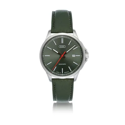 Produktbild von Original Audi Automatikuhr, silber/graugrün, Herrenuhr, Armbanduhr