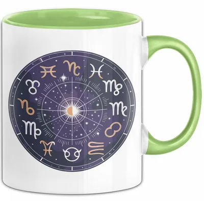 Produktbild von Astrologe Tasse Geschenkidee für Sternzeichen Fans (Grün)