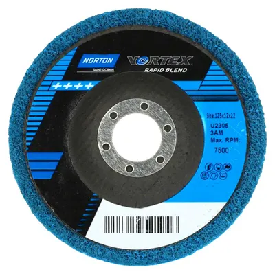 Immagine prodotto di Disco abrasivo Norton Rapid Blend Vortex U2305, 125x6 mm