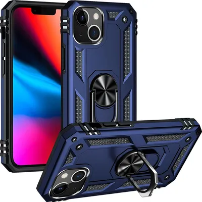Produktbild von Armor Shield Handyhülle für Apple iPhone 13 Hülle Ultra Hybrid Case Handy Schutzhülle, Blau
