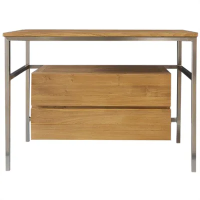 Obrázek produktu pro Umyvadlo Salonia z nerezové oceli 55 x 105 x 80 cm