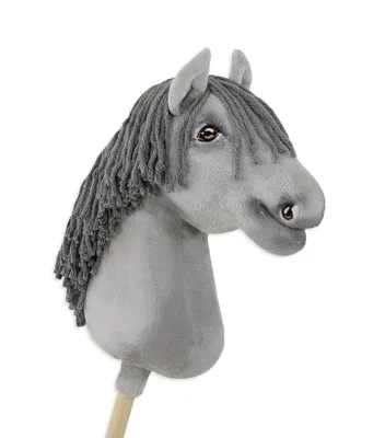 Obrázok produktu pre Hobby Horse Veľký prémiový palicový kôň - sivý II A3