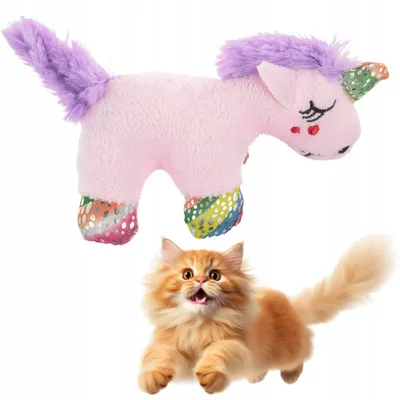 Image de Jouet pour chat UNICORN mascotte en peluche UNICORN éléphant bruissant