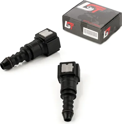 Produktbild von 2x Schnellverschluss Kraftstoffleitung Kupplung gerade 6,3x6mm für OPEL VOLVO