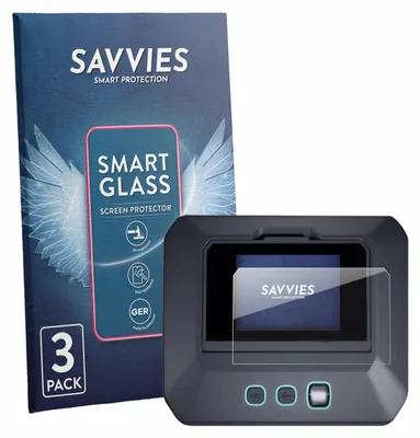 Produktbild von 3x Savvies Schutzglas Folie für SkyRc Q500neo 9H Panzer Schutzfolie Glas Displayschutz klar transparent