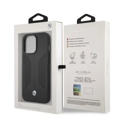 Produktbild von BMW Leder Backcover für iPhone 13 Pro