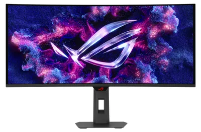 Produktbild von ASUS ROG Strix OLED XG34WCDG Computerbildschirm 86,4 cm (34") 3440 x 1440 Pixel UltraWide Quad HD QD-OLED Schwarz