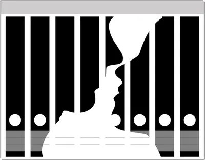 Produktbild von Wallario Ordnerrücken Sticker, selbstklebend für schmale Ordner, 8 Stück, Motiv Mann und Frau