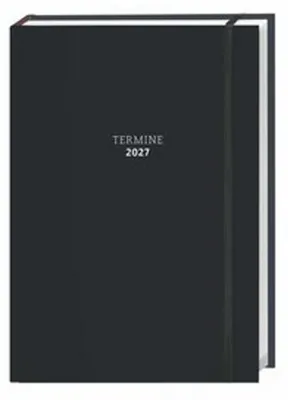 Obrázok produktu pre Tages-Kalenderbuch A6, schwarz 2027