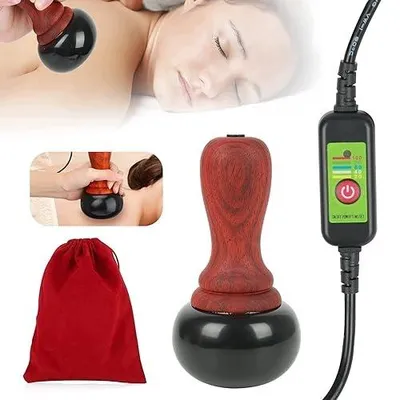 Zdjęcie produktu dla Masażer gua sha elektryczny rozgrzewający urządzenie relaksacyjne dla całeg